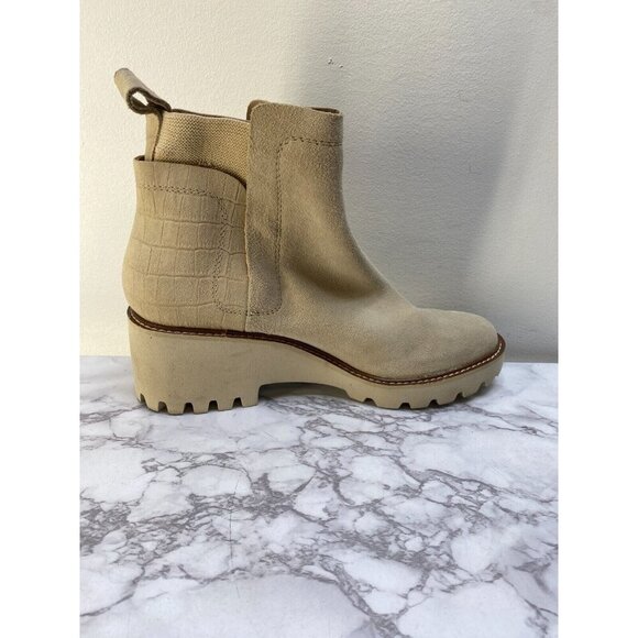 Dole Vita Women's Suede Waterproof Ankle Boots SZ 10 - Picture 4 of 6
